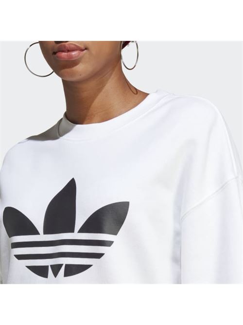 TRF CREW SWEAT      WHITE ADIDAS ORIGINALS | IB7428/ND